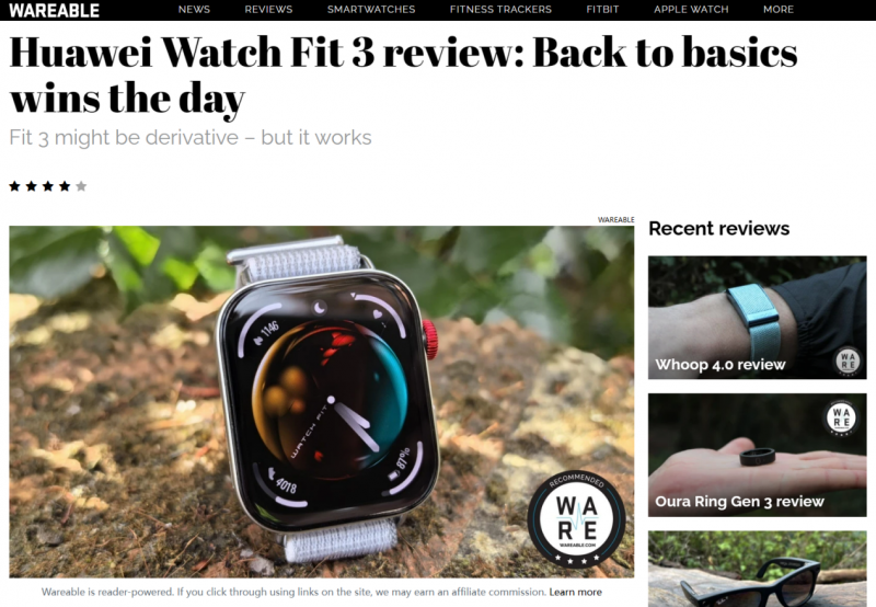 T 3：Apple Watch SE的强劲对手MG电子模拟器外媒高分推荐华为WATCH FI(图5)